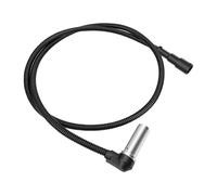 Akozon Abs Wheel Speed Sensor, 1000mm 2 Pin Elbow Connector | PVC Corrugated Cable, Metal Sensing Head, Heavy Duty Truck Chassis, Trailer Use, Compatible with MAN DAF