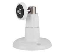 Akozon Adjustable 360° CCTV Camera Wall Mount Bracket - Rotating Security Camera Stand for Indoor/Outdoor Use, Versatile Plastic Support for Mini Surveillance Cameras (White)