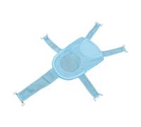 Akozon Adjustable Bath Net for Infant - Non Slip Bath Support with Soft Sponge Headrest, Breathable Mesh Mat for 0-18 Months, Universal Fit for 99% Bathtubs (Blue)