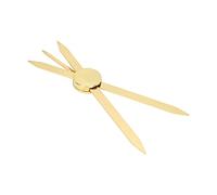 Akozon Adjustable C Ass Eyebrow Ruler for Accurate Positioning and Symmetrical Brow Mapping - Stainless Steel Material Gold Design Tool for Microblading and Eyebrow Measurement