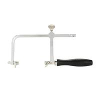 Akozon Adjustable U Shaped Hacksaw With 12Pcs Spiral Saw Blades Diy Hand Tool Set Sawbow (saw only)