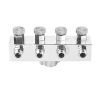 Akozon Airbrush Splitter Multi Function Aluminium Hose Splitter Airbrush Adapter Fitting Accessories #1 - Tools & Home Improvement/Power & Tools/Power & Accessories/ & (T1-4 1 to 4)