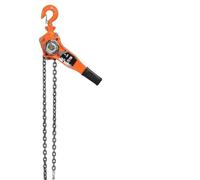 Akozon Akozon 0.75t Orange Chain Block Hoist with Ratchet Lever for Efficient Lifting - Manual Pulley System for Heavy Duty Applications