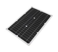 Akozon Akozon 18V 20W Portable Semi Flexible Monocrystalline Solar Panel Solar Charge Panel for RV, Yacht, and Vehicle Power Supply