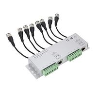 Akozon Akozon 8-Channel HD BNC Video Balun Adapter - UTP Passive Transceiver for CCTV Systems & HD Camera Compatibility