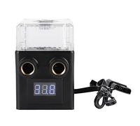 Akozon Akozon Advanced Ceramic Bearing Three-Phase Cooling Pump with Real-Time Temperature Display for PC Water Cooling - High Efficiency and Enhanced Performance (Black + temperature display)