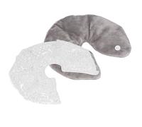 Akozon Akozon Breast Pack Hot Cold Compress for Breastfeeding - Gel Pads for Swelling Relief, Milk Promotion & Comfort (Grey)