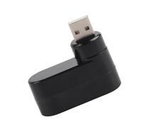 Akozon Akozon Compact USB 2.0 Mini Hub with 3 Ports for Laptop, PC, and - Sleek Rotatable Design for Enhanced Connectivity (Black)