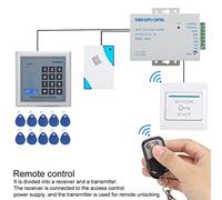 Akozon Akozon Electric Strike Access Control Security System Kit for Single Door with Keypad, Card Reader, Unlocking, and Doorbell - Ideal for Home and Business Security