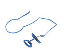 Akozon Akozon Escape Proof Cat Harness Lead Set - Adjustable Lightweight Kitten Chest Harness with Traction Rope for Safe Outdoor Walking (Blue)