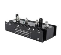 Akozon Akozon FET Battery Isolator 12V and 24V Universal Aluminum Isolator for 3 Batteries Ideal for Batteries