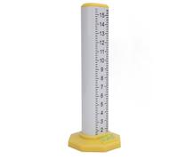 Akozon Akozon Premium Double Sided Equal Height Ruler Accurate Leveling Tool with Proof Design for Indoor and Outdoor Use (White Upright)