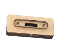 Akozon Akozon Premium Leather Cutting Die for Cable Straps Versatile Cord Organizer Wooden Cutter for DIY Crafting (L)
