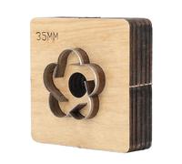 Akozon Akozon Premium Leather Cutting Die Hydrangea Pendant Template for Handmade DIY Leather Craft Approx. 50mm Metal Cutter