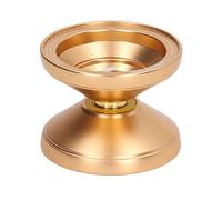 Akozon Akozon Professional Aluminum Alloy Unresponsive YoYo Ball - Golden YoYo with 3 Replacement Strings and Instruction Manual for Improved Tricks