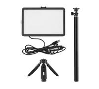 Akozon Akozon RGB Video Light Kit with Adjustable Brightness & Extendable Tr for Live Streaming, Video Conferencing & Content Creation