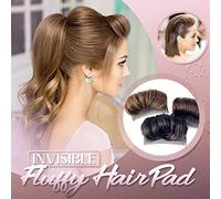 Akozon Akozon Volume Up Hairstyle Clamp/Holder Bun Maker Tool - Multi-Functional Hair Bump Up Comb for Effortless Fluffy Hairstyles (Dark brown)