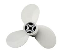 Akozon Aluminum Outboard Motor Propeller 7 1/4 5-A for 3-Blade Design, Lightweight and Easy Installation