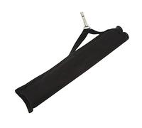 Akozon Archery Quiver 2 Tubes Waist Mounted Ox Cloth Holder for Bow Target Practice Lightweight Black (Black)
