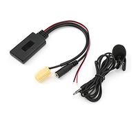 Akozon AUX IN Adapter, AUX Audio Cable, Bluetooth Wireless Audio Receiver Car Aux Bluetooth 5.0 Audio Cable with Microphone Handsfree for Fiat 500/Grande Punto/Qubo/Fiorino