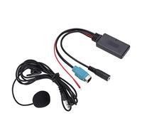 Akozon AUX IN Cable Adapter Stereo Full Speed with Removable Microphone Replacement for Alpine 2009-up