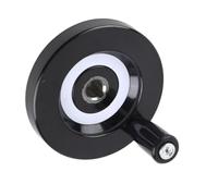 Akozon Back Corrugated Machine Tool Handwheel with Revolving Handle Bakelite Manual Adjustment Wheel for Lathe Milling Cutting Equipment Replacement Parts Industrial Machinery (10 * 80mm)