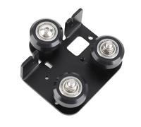 Akozon Back Support Plate Black Metal 3D Printer Extruder Back Support Plate With Pulley for Ender3 V2