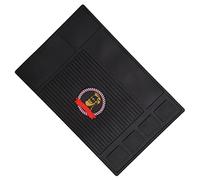 Akozon Barber Tools Mat - Silicone Skid and Barber Station Organizer Mat for Hair Salon - 45x30 Cm, Strong Adsorption for Tools Protection