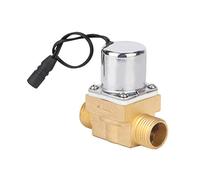Akozon Bathroom Urinal Sensor 6V Valve Water Valve Maintenance Accessory2, Bathroom Urinal Sensor 6V Solenoid Maintenance Accessory (B Straight Copper (Water in and Out)
