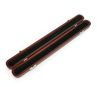 Akozon Baton Storage Box Wooden Protective Case For Band Conductors Handcrafted Music Instrument Accessory with Secure Buckles & Design (round box)