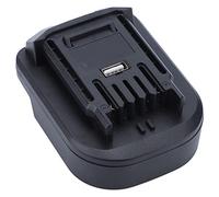 Akozon Battery A, Adapter Converter ABS Electrical Accessories Packs Cordless Power Converters for Worx 20V 4 PIN to 5 Without USB Tool PIN (with USB)