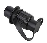 Akozon BLACK PLASTIC 3 PIN TRAILER PLUG WIRING CONNECTOR ADAPTER POWER TRAILER LIGHTS AND CAR