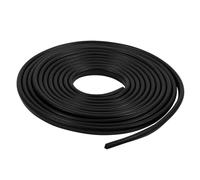 Akozon BLACK RUBBER CAR DOOR EDGE GUARD CHIPS SCRATCHES U SHAPE 300CM