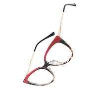 Akozon Blue Light Blocking Glasses for Women - Anti Blue Light Reading, Gaming, and TV Glasses - Protect Eyes From UV Rays & Reduce Eye Strain (Top Red)
