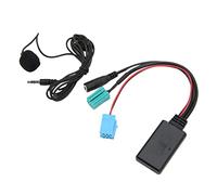Akozon Bluetooth 5.0 Adapter 6Pin Car Stereo Cable with Microphone for Espace Radio Updatelist, Input Music Adapter, Plug & Play