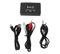 Akozon Bluetooth Audio Receiver 3.5mm, NFC Bluetooth 6.0 Receiver Adapter, Wireless Audio for Home Stereo Plug and Play