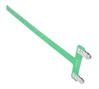 Akozon Bow Ruler Adjustment Tool - T Shape Chord Distance Measuring for Archery, Lightweight Aluminum Alloy, Yellow (Green)