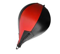 Akozon Boxing Speed Ball Pu Leather Mma Muay Thai Training Striking Bag Kit With Inflator Pump (Black & red)