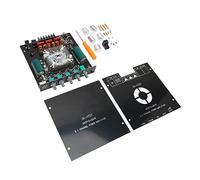 Akozon BT Power Amplifier Board 2.1 Channel with USB and BT 5.0, Built-in Cooling Fan, Adjustable Treble and Bass, 160W+160W+220W Output, DC15-36V Compatible