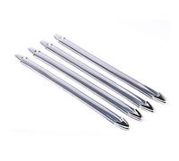 Akozon Bumper Protectors,Silver Chrome Auto Front Rear Bumper Protector Corner Guard Scratch Sticker HNH