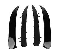 Akozon Bumper Side Vent Canard, Rear Bumper Side Vent Canard Trims, Spoiler Splitter Canard Trim Replacement for CLA-Class C117 Coupe AMG-Line CLA45 2013-2019
