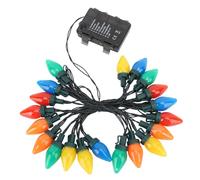 Akozon C9 LED Christmas String Lights, 16.4ft 20LED Strawberry Lights for Indoor and Outdoor Patio Wedding Party Decoration