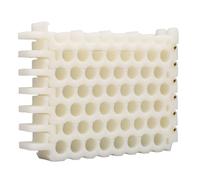 Akozon Cable with 9mm Holes - Organizing Bundler Tool for Managing CAT5, CAT6, CAT7 Network Cables - Compact and Portable Cable Hole Comb for Home and Office Use (8x6 Holes)