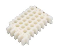 Akozon Cable with 9mm Holes - Organizing Bundler Tool for Managing CAT5, CAT6, CAT7 Network Cables - Compact and Portable Cable Hole Comb for Home and Office Use (6x4 Holes)