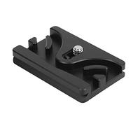 Akozon Camera Arrow Storage Case Plate - Multifunction Alloy Fixing Plate Winding Clamp Black - Compatible with Most Tripod & Monopod Accessories