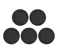 Akozon Camera Lens Rear Cap 5Pcs Durable Plastic Rear Lens Cap Protective Cover Fits for M4/3 Mount Camera
