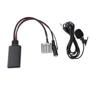 Akozon Car Bluetooth AUX Adapter Replacement, 20 Pin Car Radio | ABS Plastic Shell, Copper Conductor, Wireless Music Streaming, External Mic, Handsfree Calling