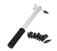 Akozon car bodywork Work Hammer + dent Hammer, Body paintless Repair Aluminium Alloy Knockdown tap Down with 8 Heads