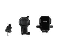 Akozon Car Cellphone Holder with Strong Suction Cup, Telescopic Arm & One Hand Release, Universal Dashboard Mount for Most Cars, Trucks, Taxis, and Pickups
