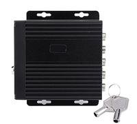 Akozon Car DVR Recorder, 4CH Real-Time 1080P AHD & Analog Camera, Remote Control, Black, Windshield Mount, LED Display
